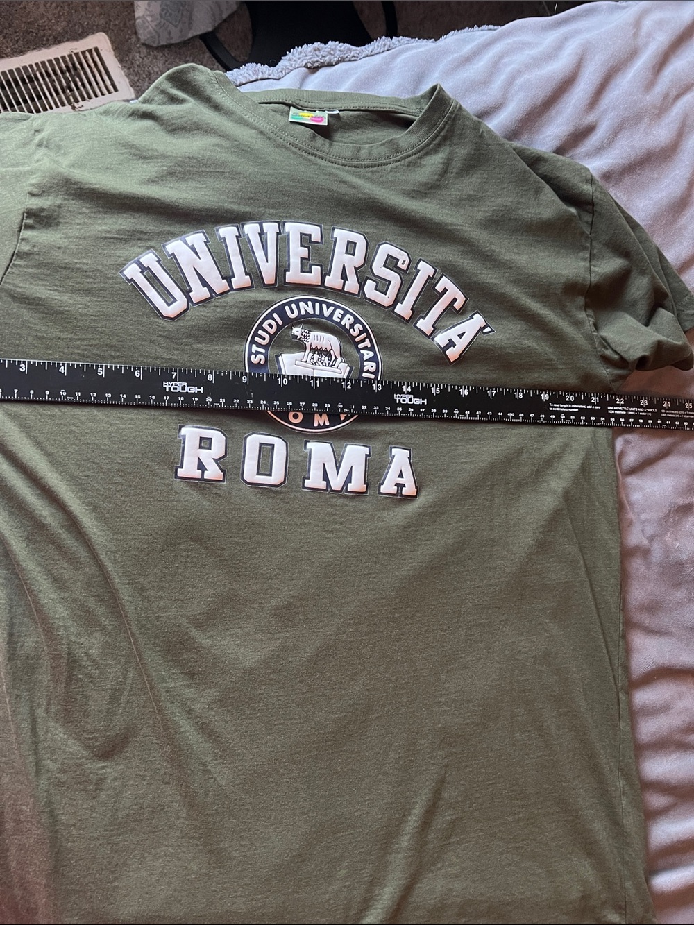 Università Roma Logo Tee - Dark Green - Picture 5 of 5